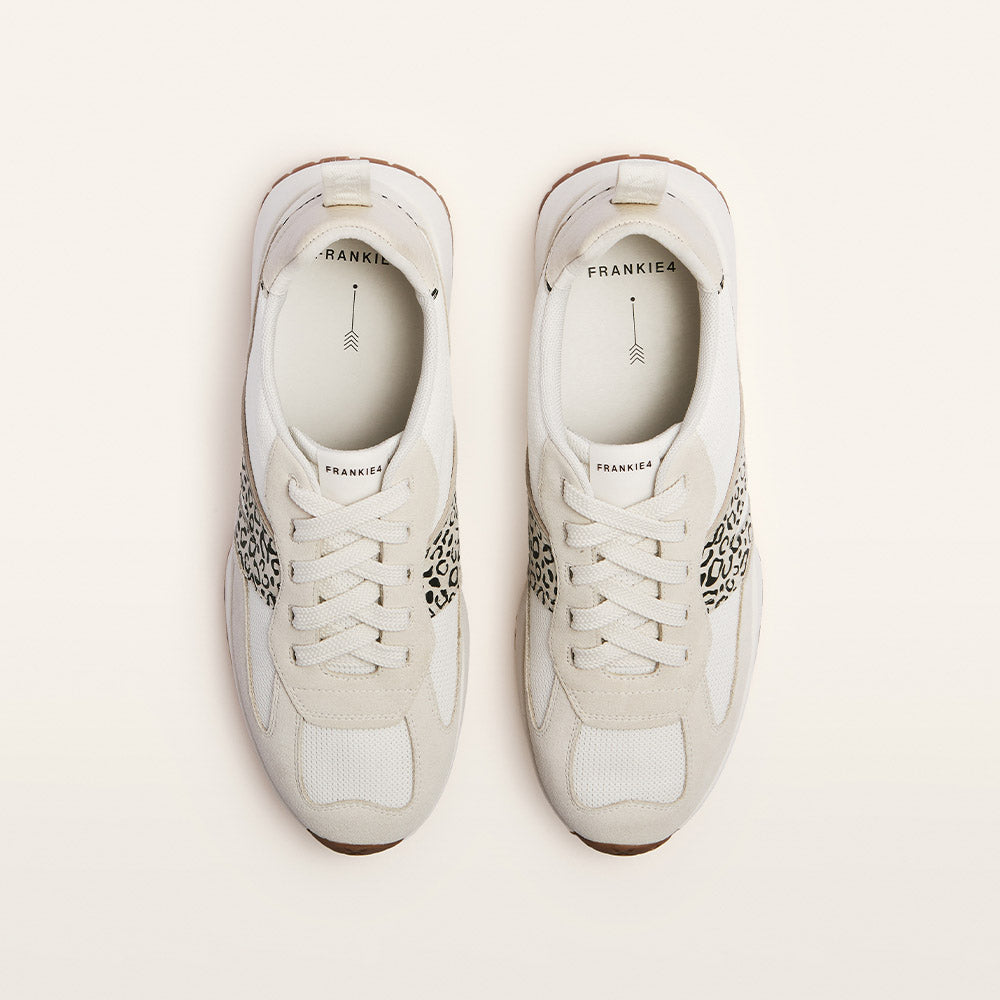 Axel II - White/Leopard Sneakers