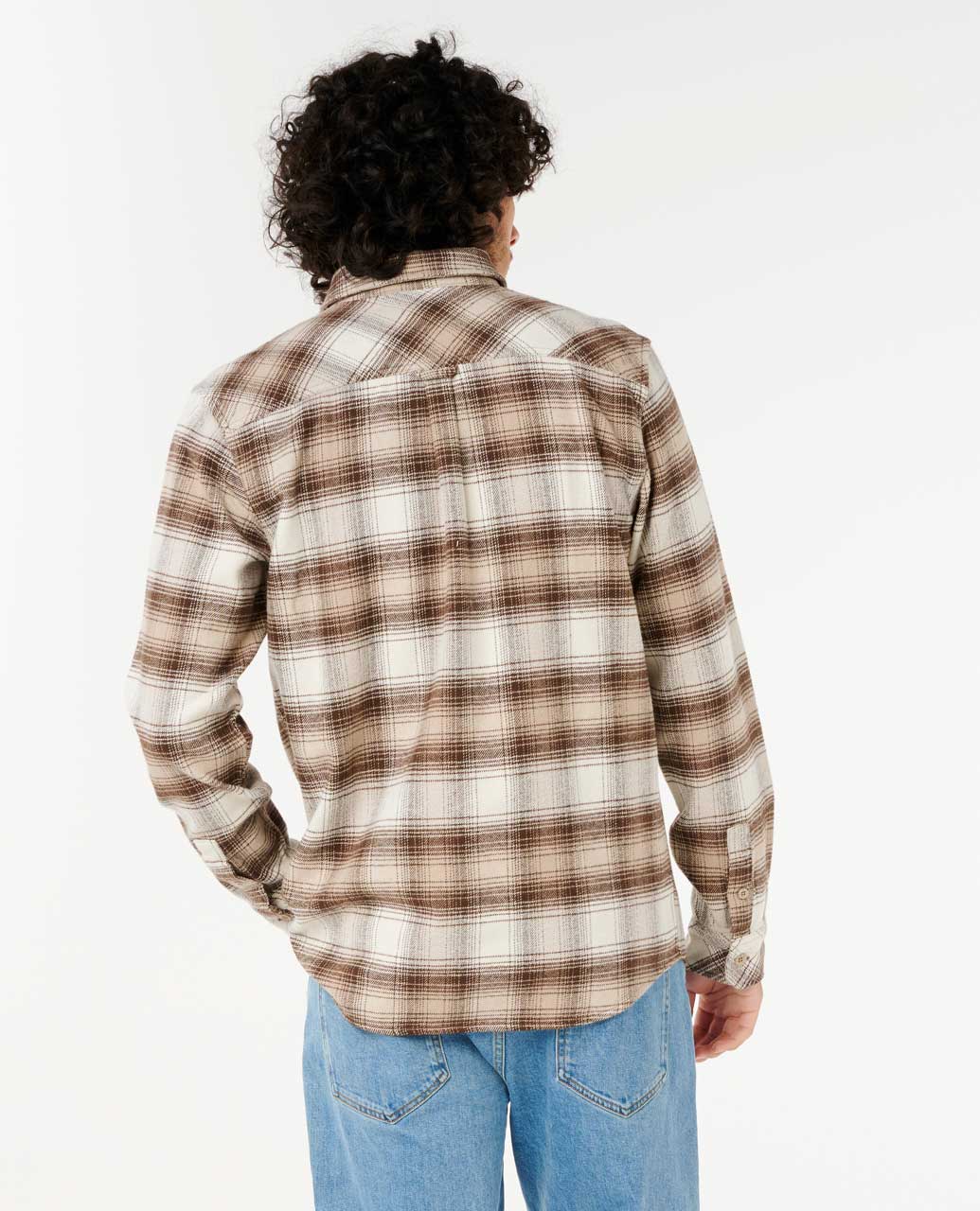 Rip Curl Count Flannel Shirt - Coffee (view 2)