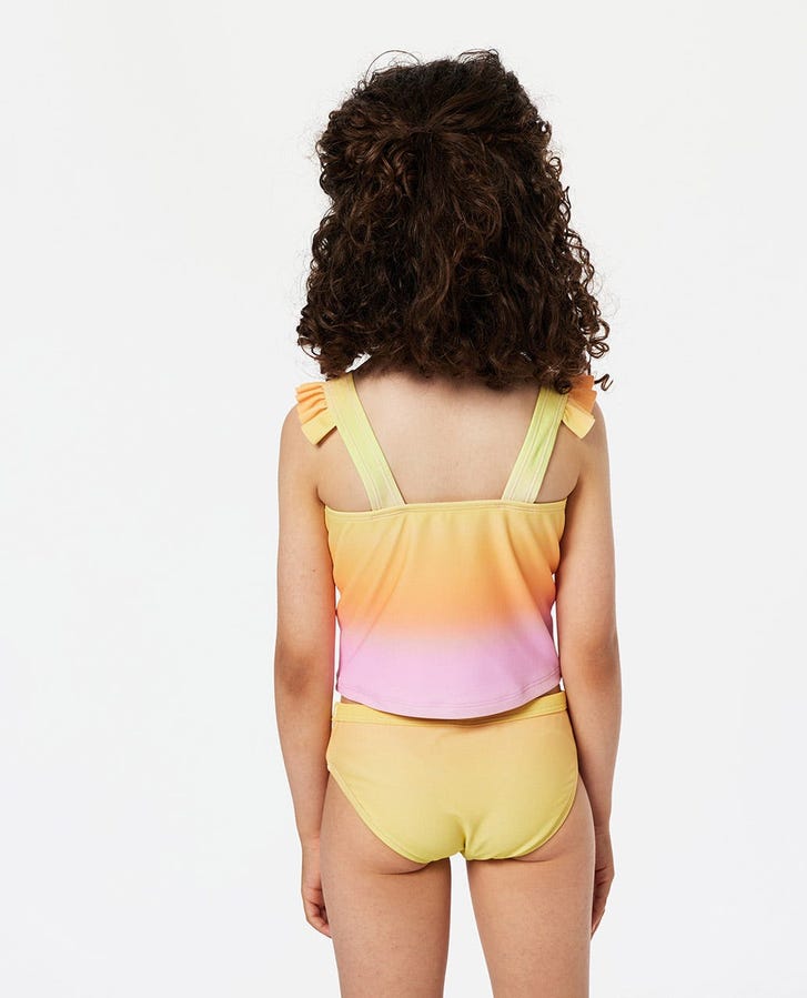 Rip Curl Sunkissed Dreams Tankini - Girl - Hot Pink (view 2)