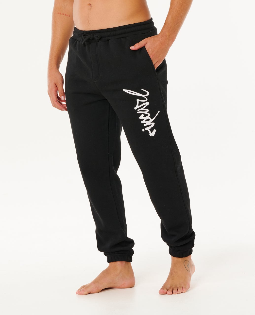Rip Curl Icons Of Surf Trackpant - Black/Black (view 2)