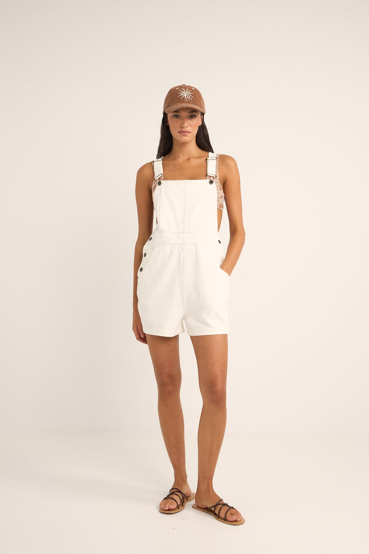 Tides Short Overall - White