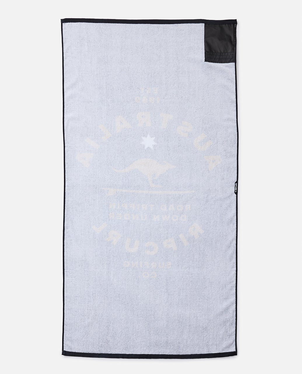 Rip Curl Sunstash Beach Towel - Black / Gold (view 2)