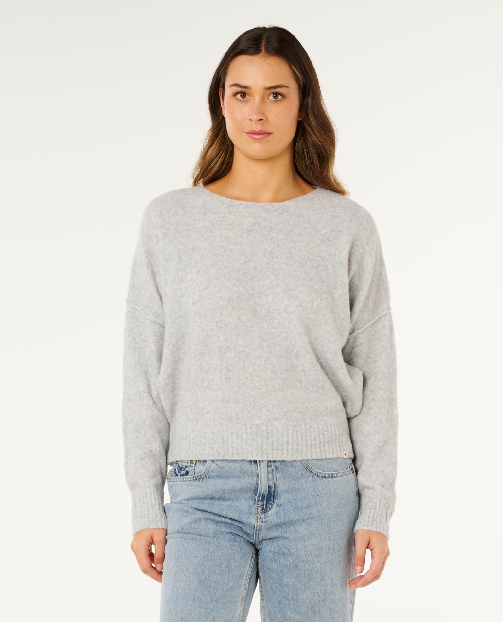 Rip Curl Emily Sweater - Light Grey Marle