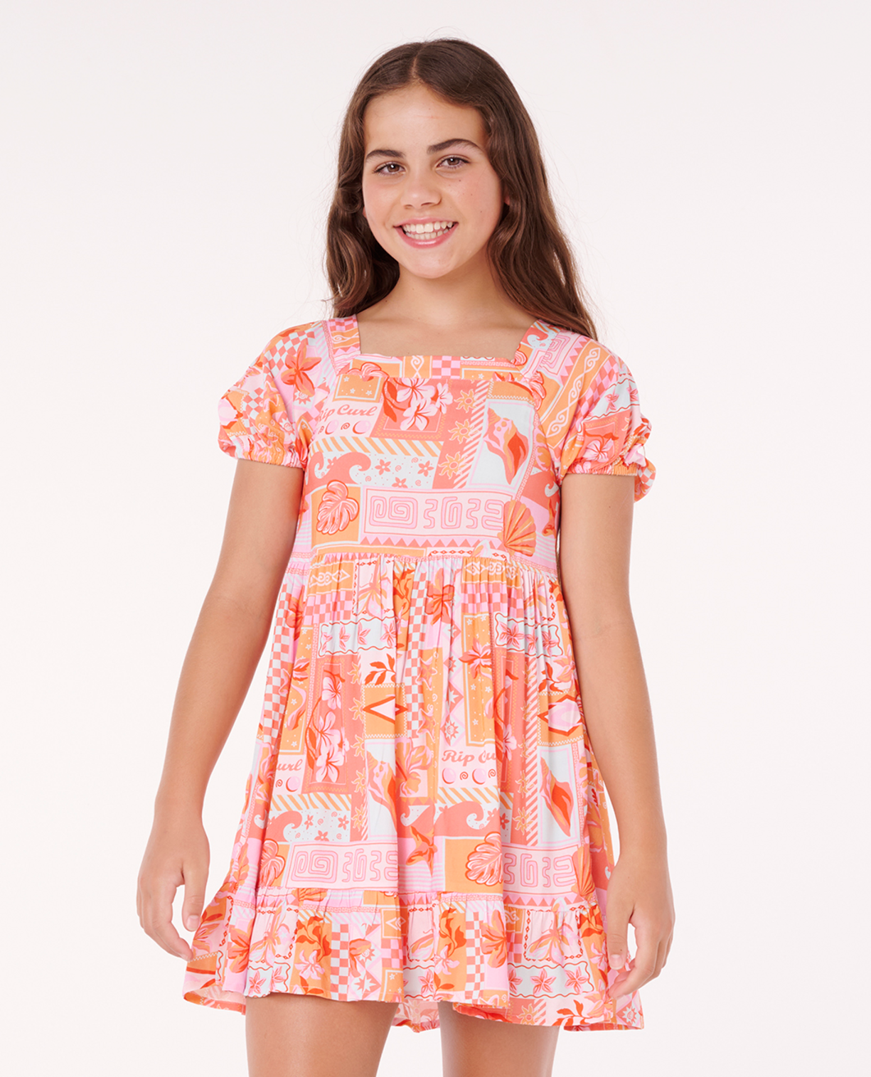 Rip Curl Paradise Club Woven Dress Girl - Multico