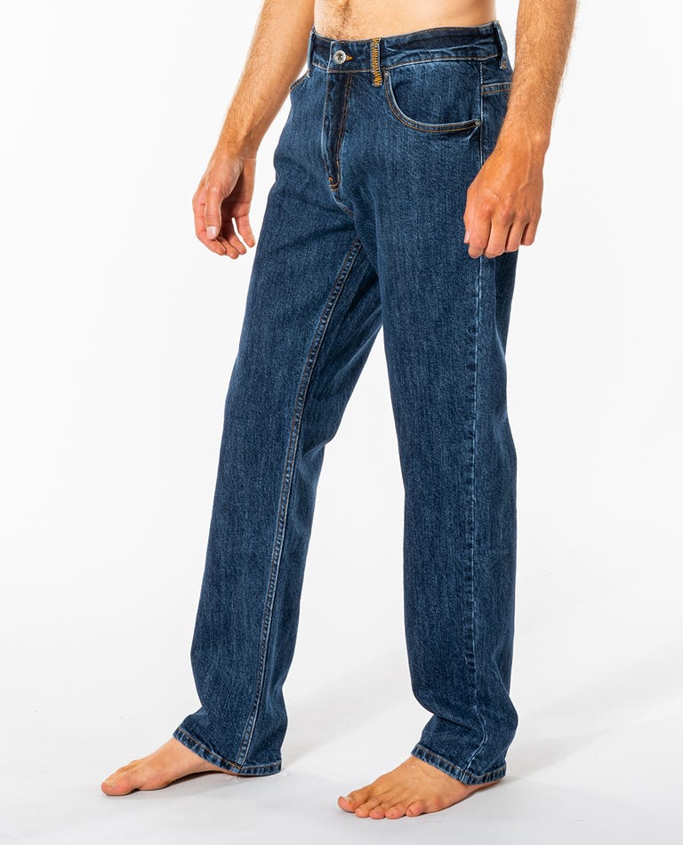 Rip Curl Classic Surf Denim Pant - Tidal Blue (view 2)