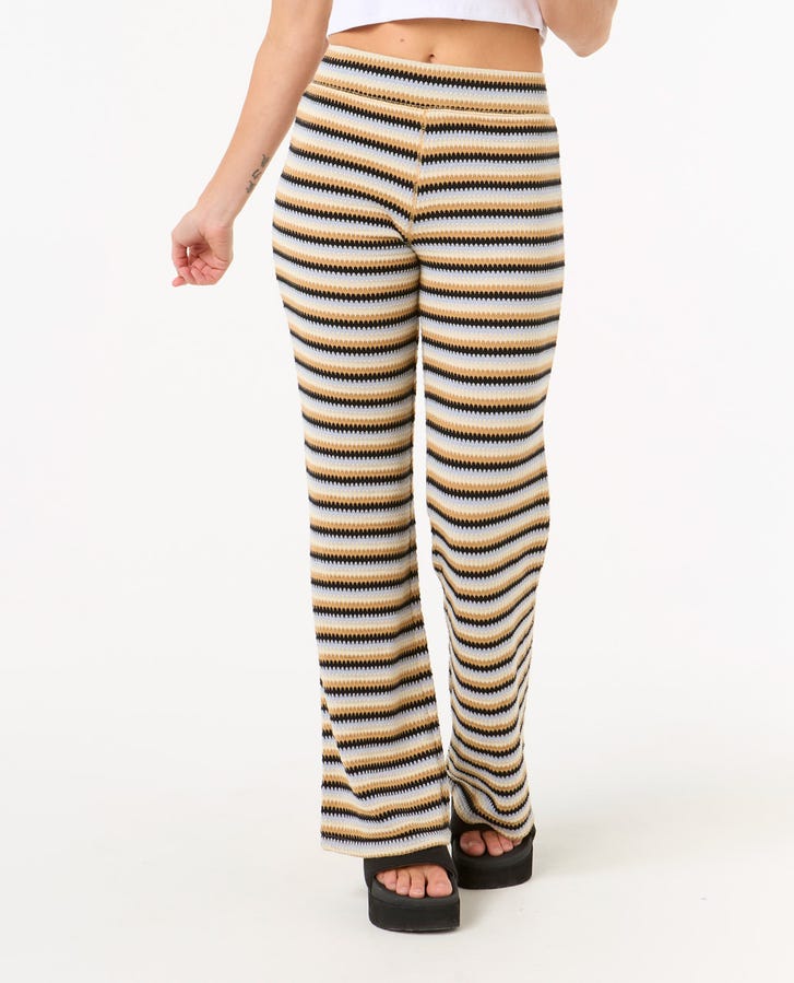 Bobbi Stripe Pant - Tan