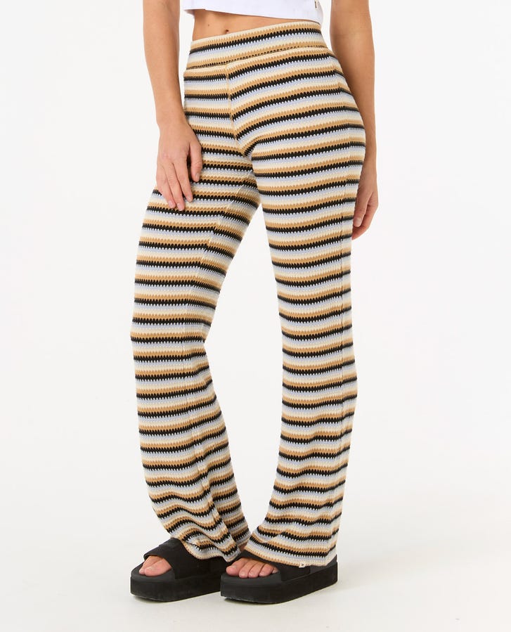 Bobbi Stripe Pant - Tan