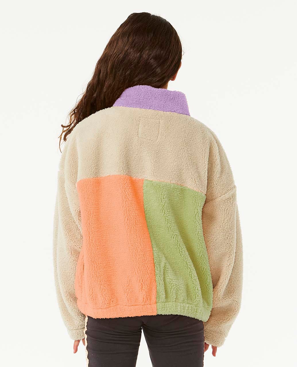 Block Party Polar Fleece - Girls - Lilac