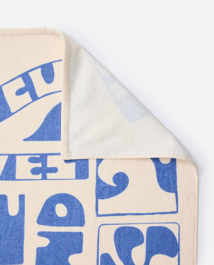 Rip Curl Graphic Standard Towel - Blue (view 3)