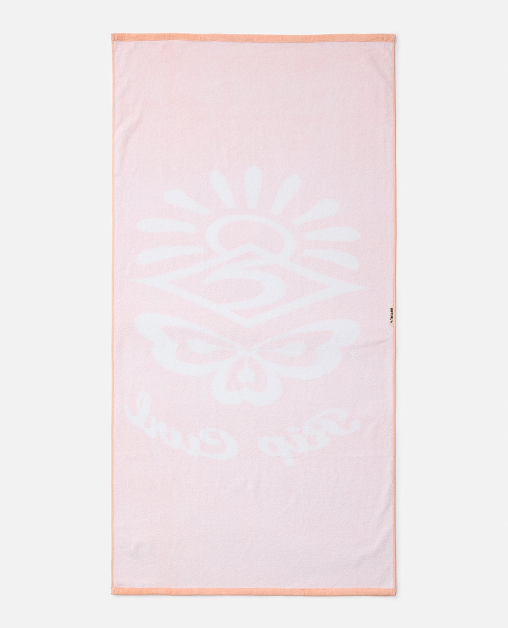 Rip Curl Graphic Standard Towel - Bright Peach (view 2)