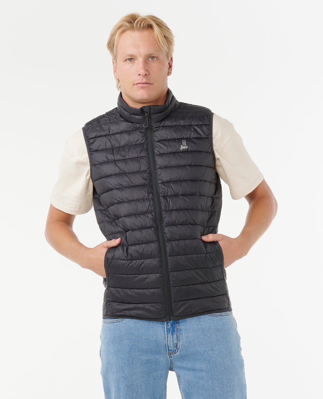 Rip Curl Anti Series Search Puffer Vest - Black