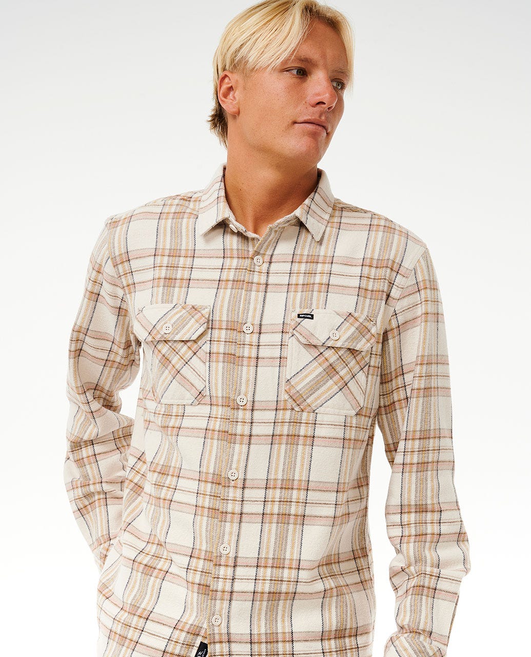 Rip Curl Griffin Flannel Shirt - Bone