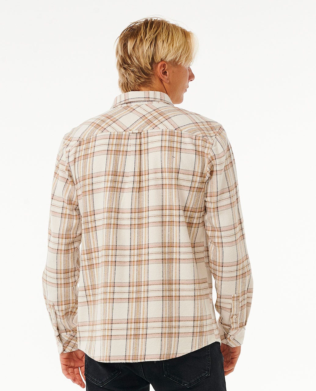 Rip Curl Griffin Flannel Shirt - Bone (view 3)