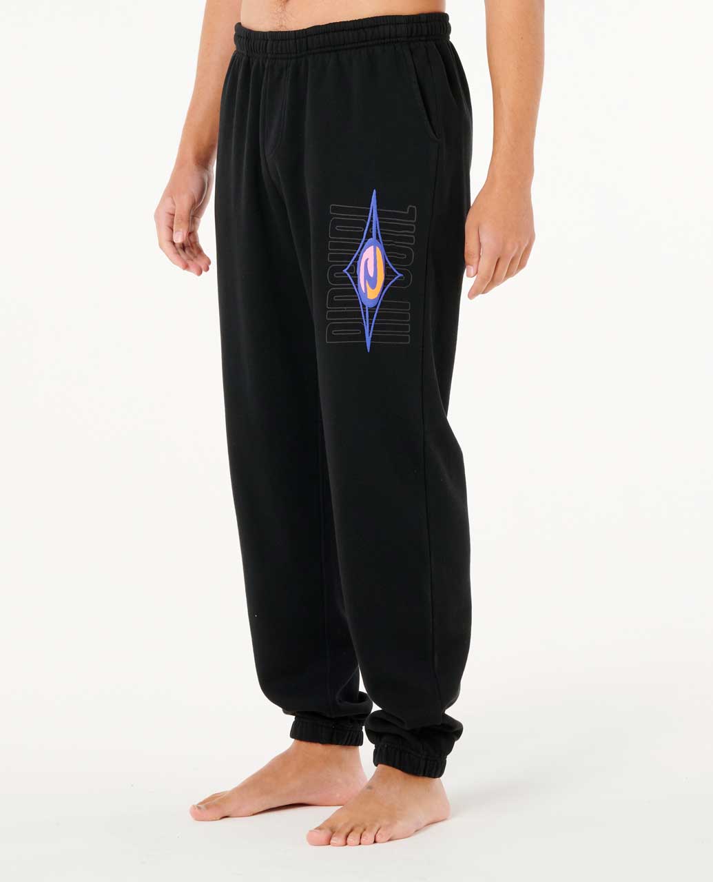 Raw Energy Trackpant - Black