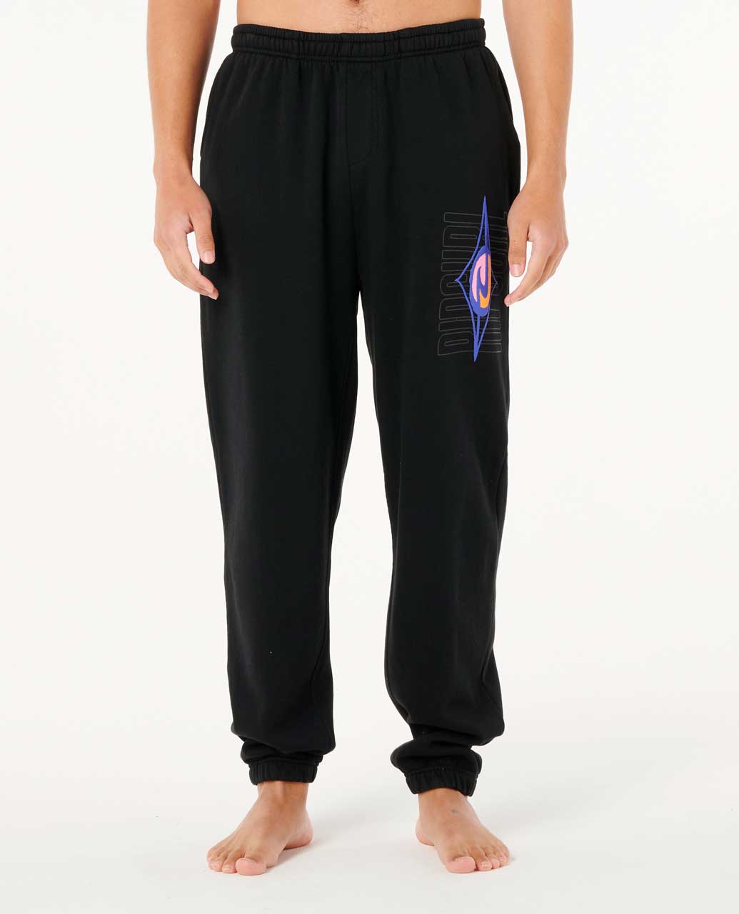 Raw Energy Trackpant - Black