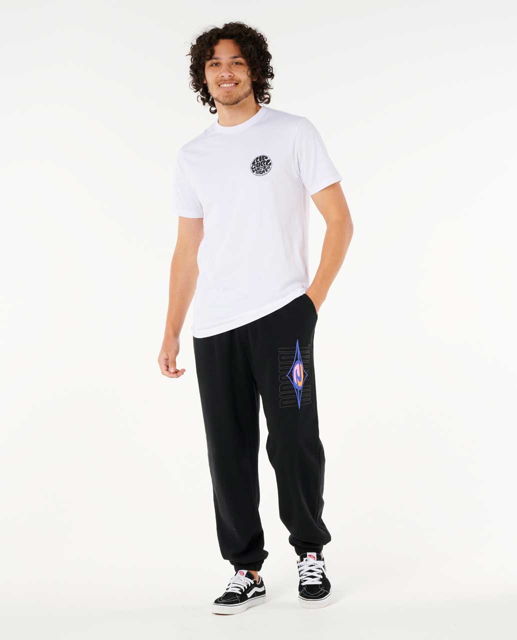Raw Energy Trackpant - Black