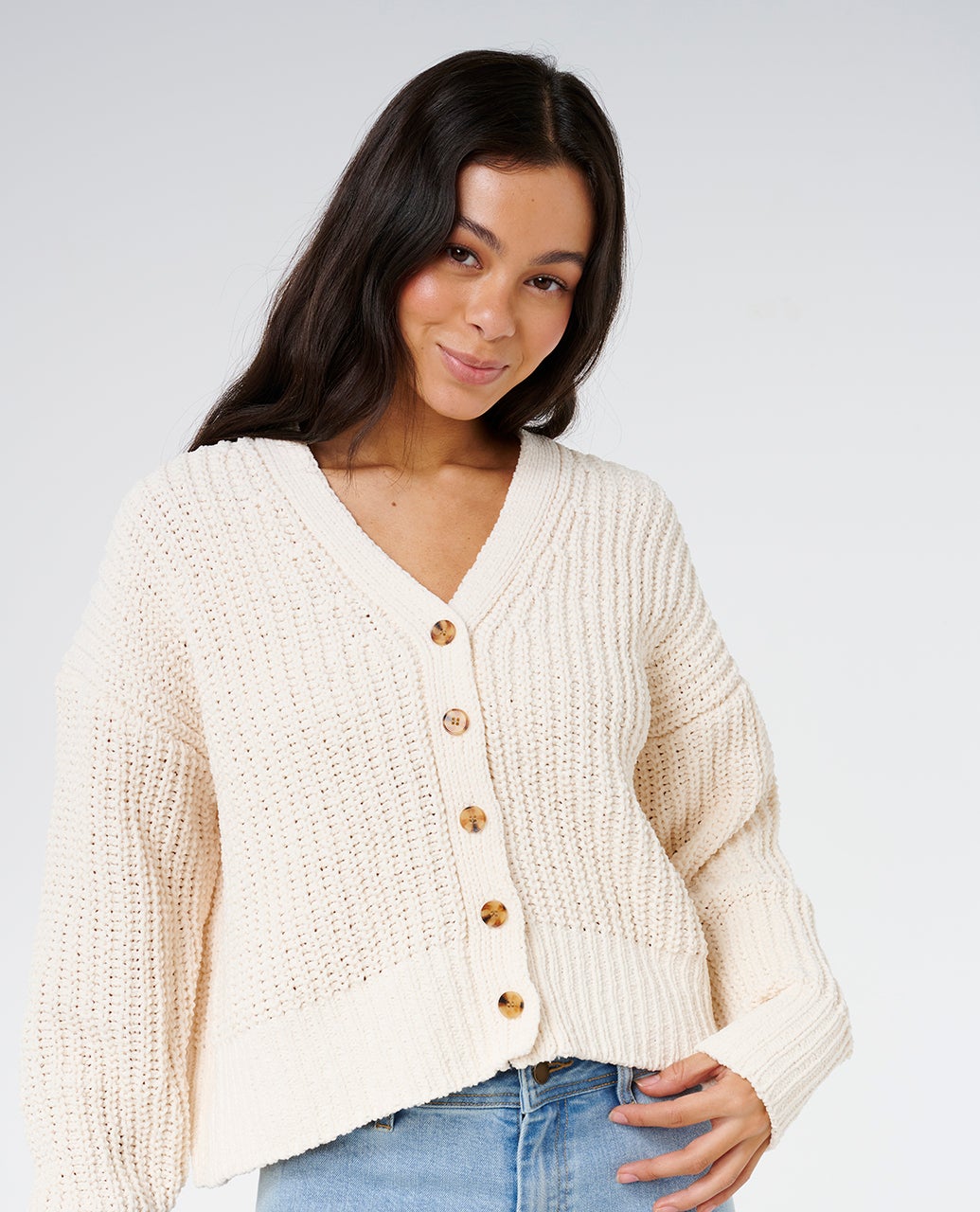 Rip Curl Neon Isles Cardigan - Off White