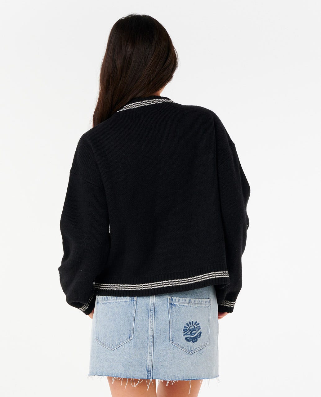 Neon Diamond Knit - Black
