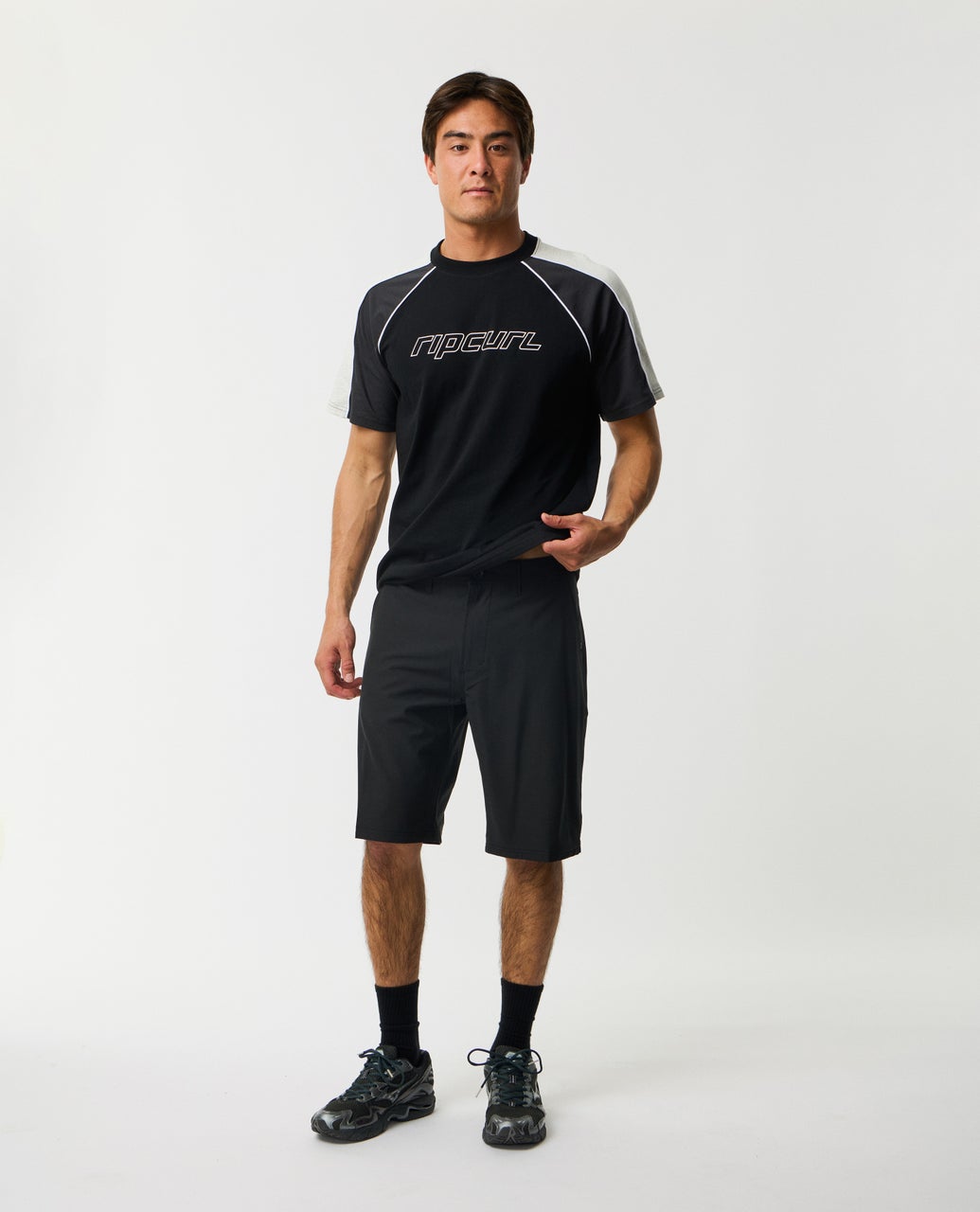 Rip Curl Boardwalk Phase 21 Walkshort Black front