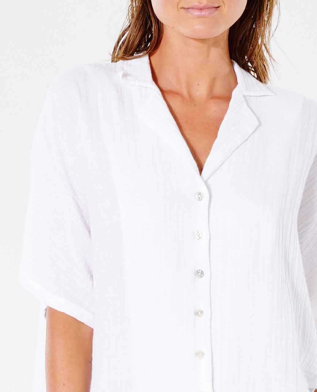 Premium Surf SS Shirt - White