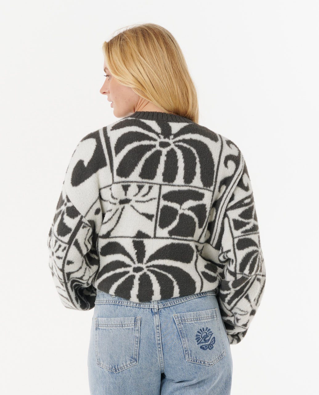 Artist of The Search - Ty Williams Jacquard Crew - Black