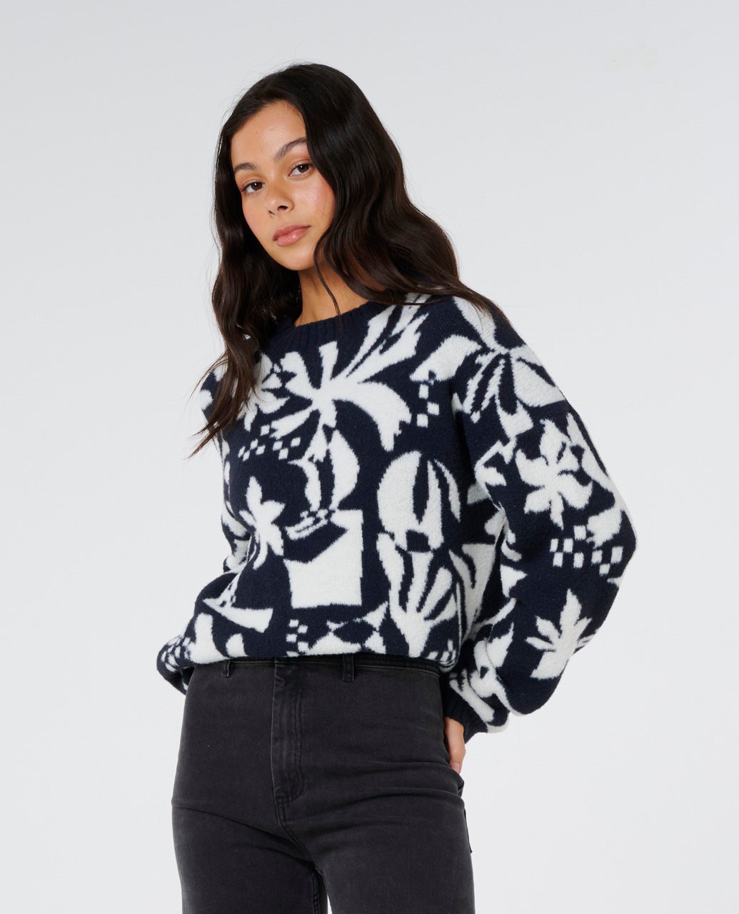 Rip Curl Catalina Islands Knit - Black (view 2)
