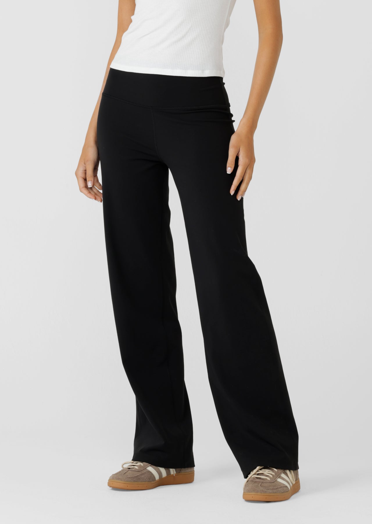 All Day Active Midrise Pants - Black Recycled