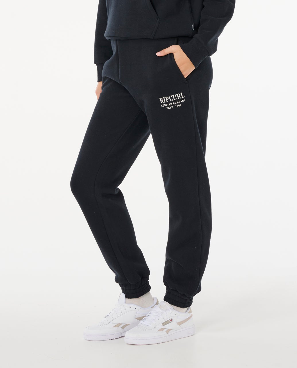 Rip Curl Surf Staple Trackpant - Black (view 2)