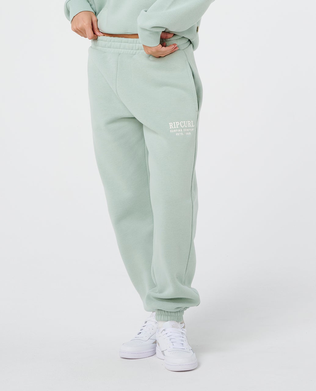 Rip Curl Surf Staple Track Pant Aqua Gray back