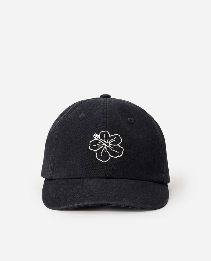 Rip Curl Mixed 6 Panel Cap - Black / White (view 2)