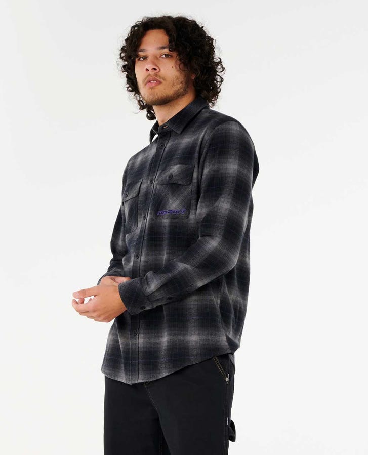Super Computer Flannel - Black