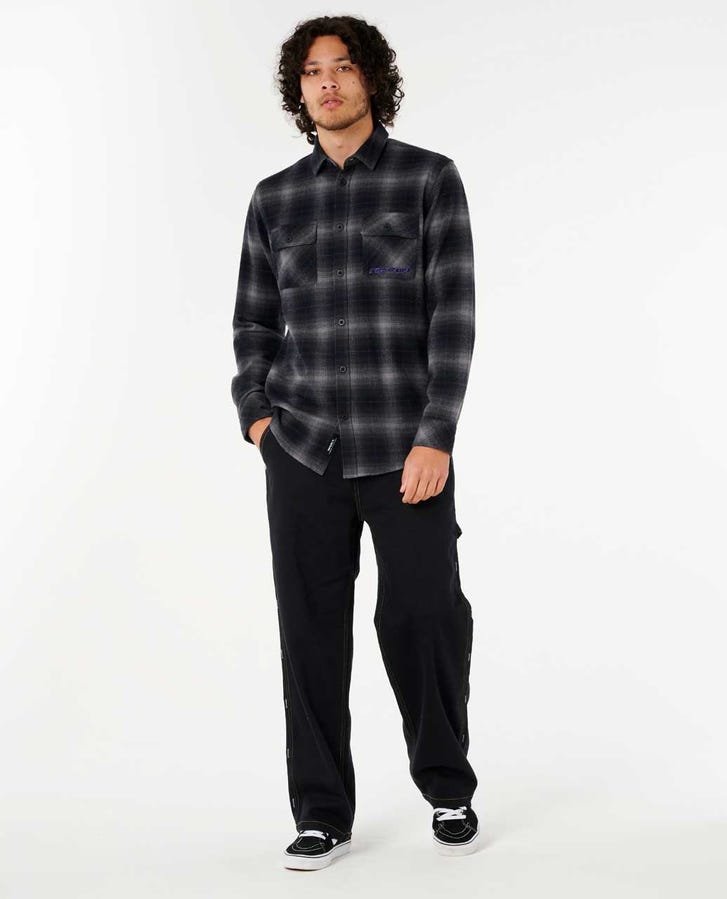 Super Computer Flannel - Black