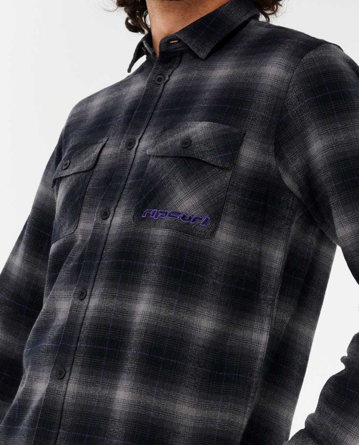 Super Computer Flannel - Black