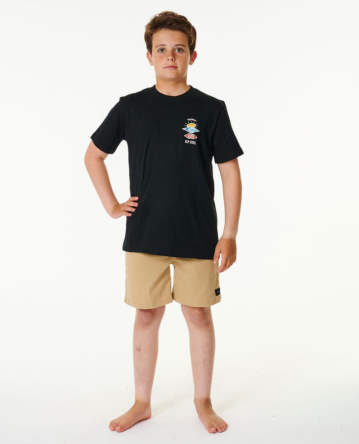 Boys Search Icon Tee - Black
