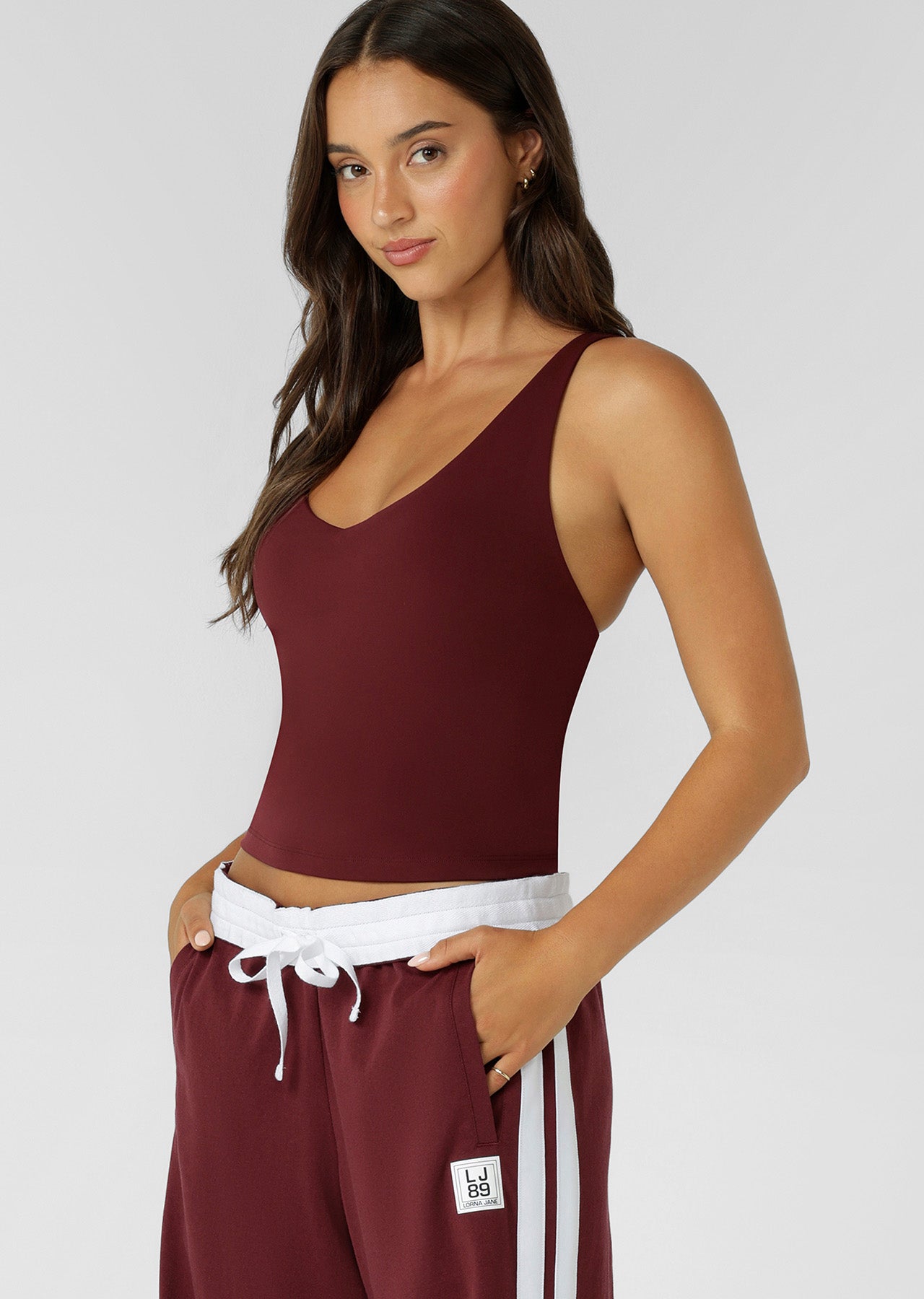 Move Well Bra Tank Combo - Dark Ruby