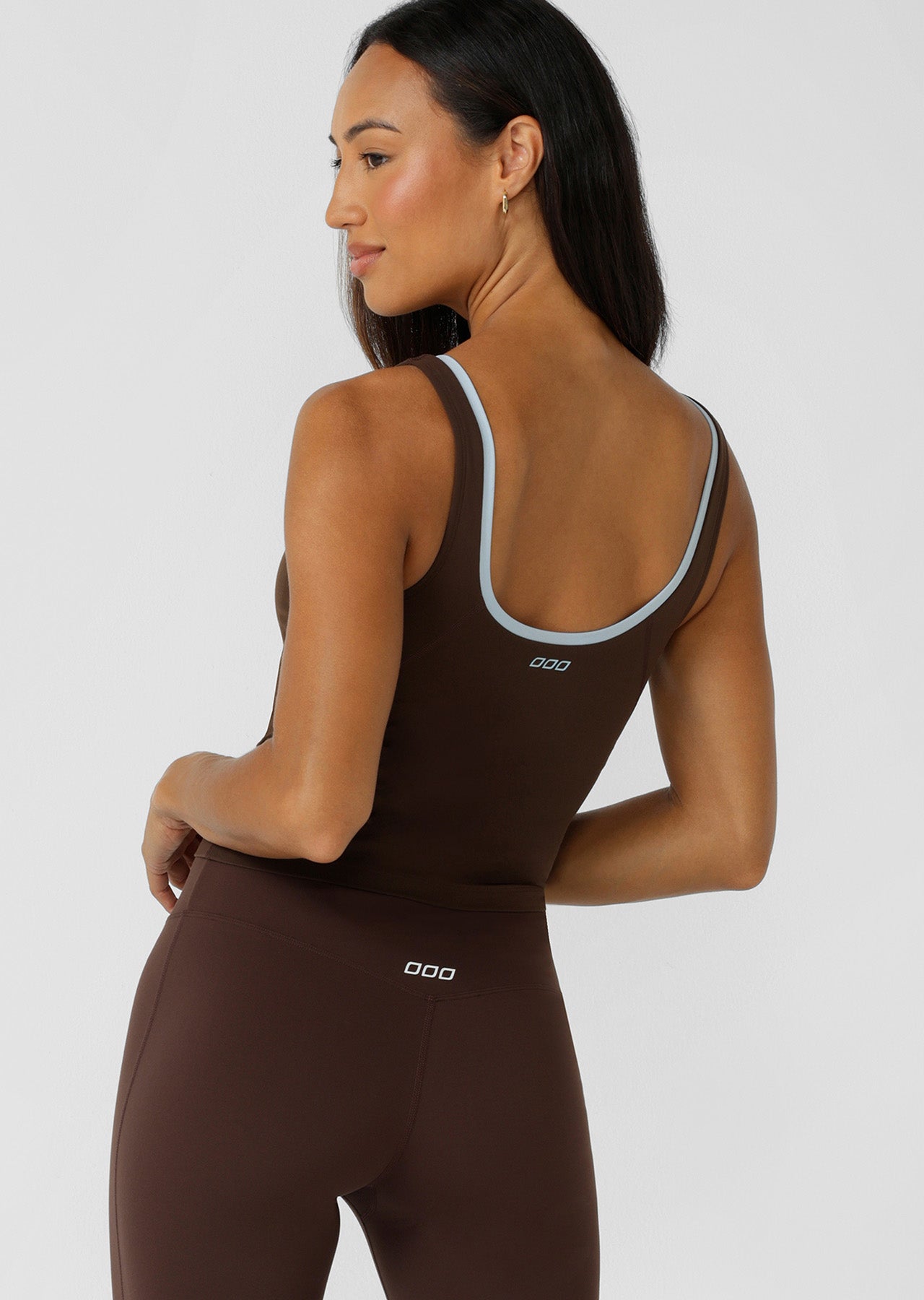 Sleek Bra Tank Combo - Espresso