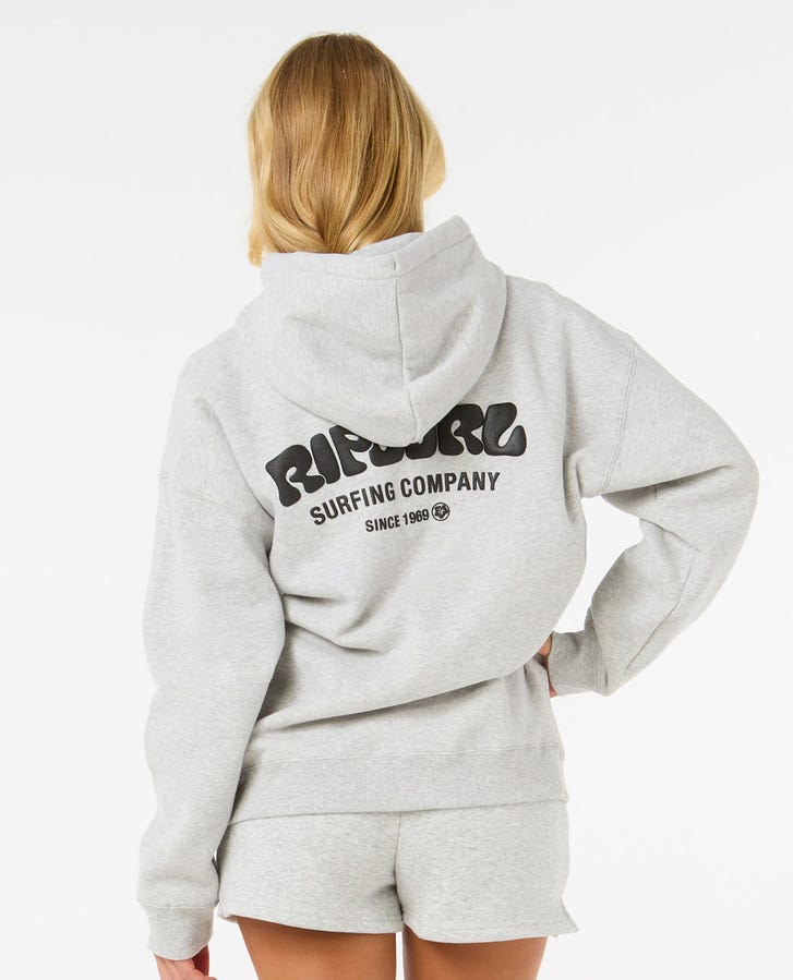 Surf Puff Heritage Hood - Grey Marle