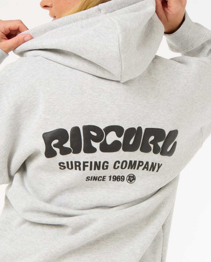 Surf Puff Heritage Hood - Grey Marle