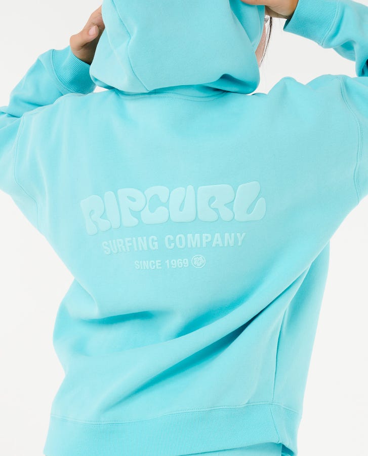 Rip Curl Surf Puff Heritage Hood - Electric Blue (view 2)