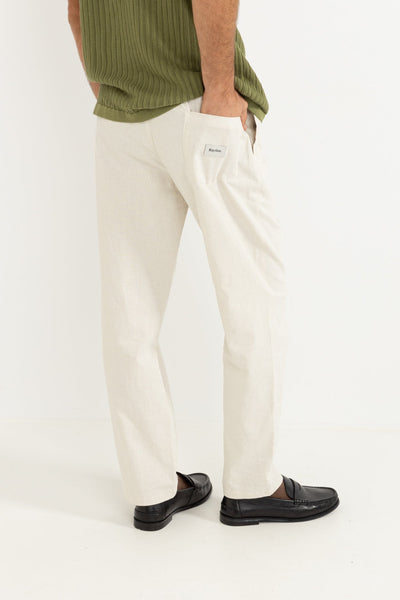 Linen Jam Pant - Bone
