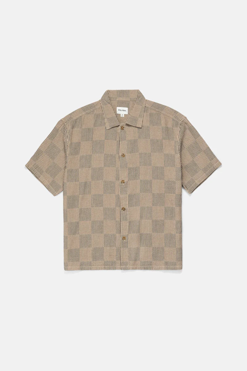 Tanner Check Short Sleeve Shirt - Tobacco
