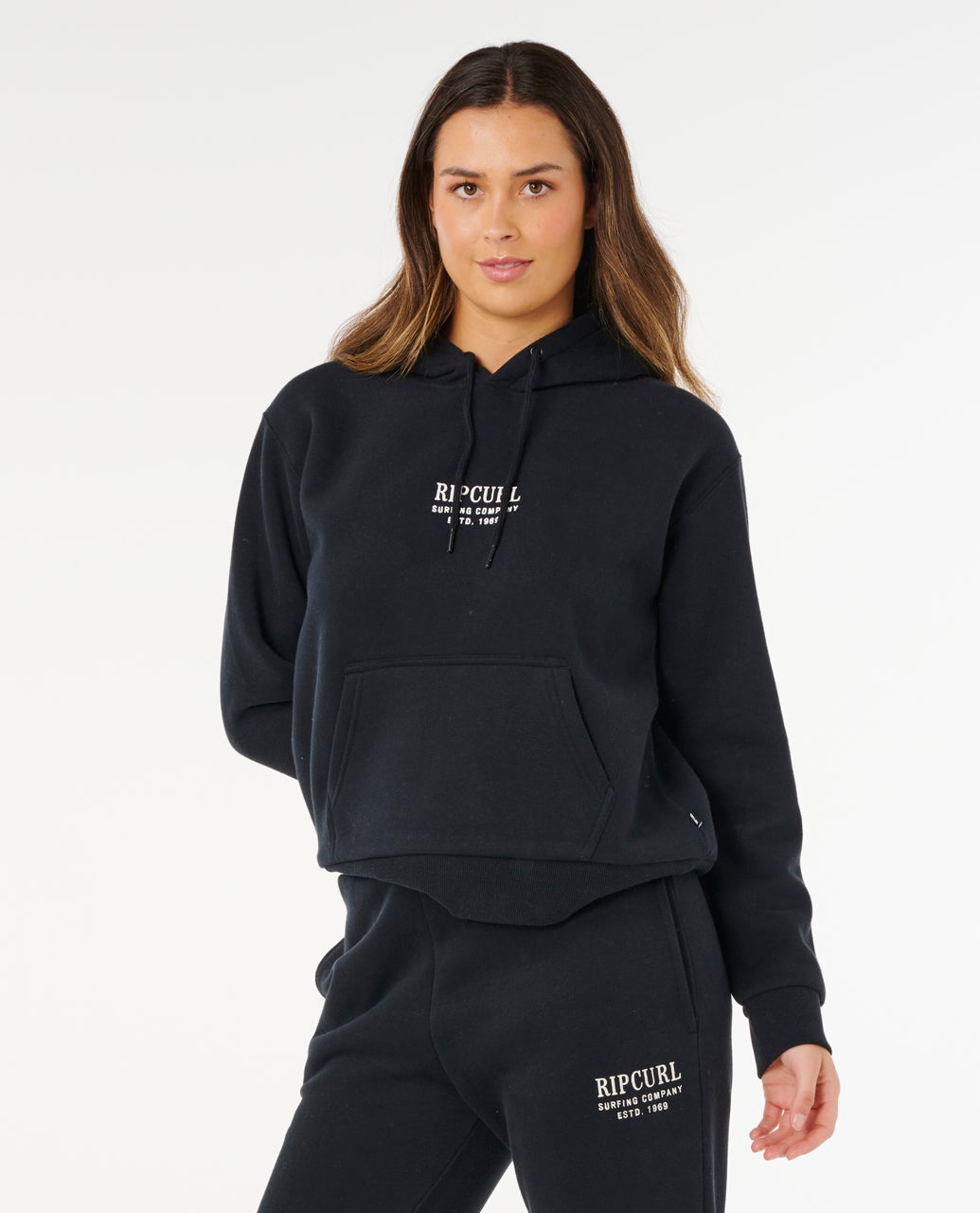 Rip Curl Surf Staple Relaxed Hood - Black (view 5)