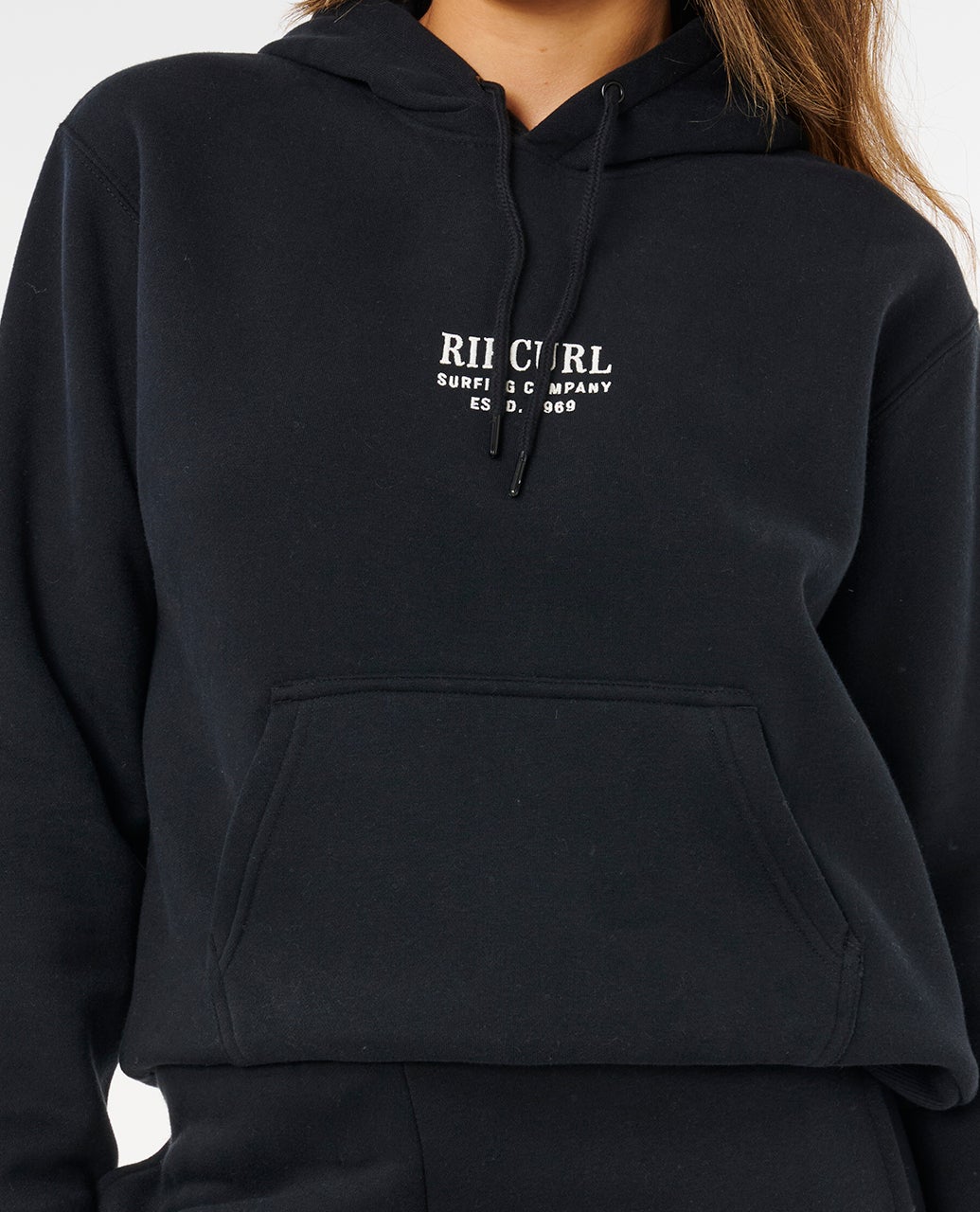 Rip Curl Surf Staple Relaxed Hood - Black (view 2)