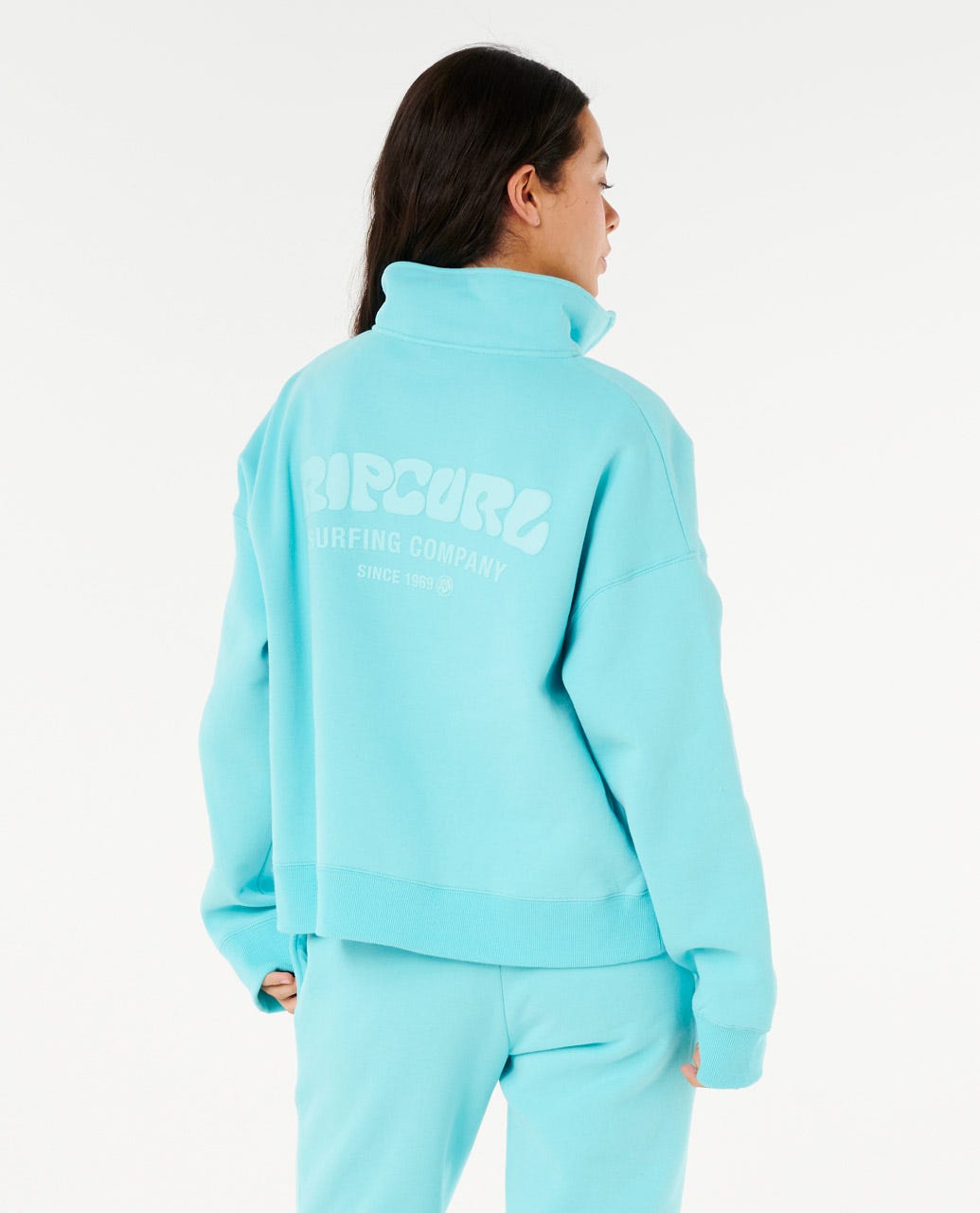 Surf Puff 1/4 Zip - Electric Blue