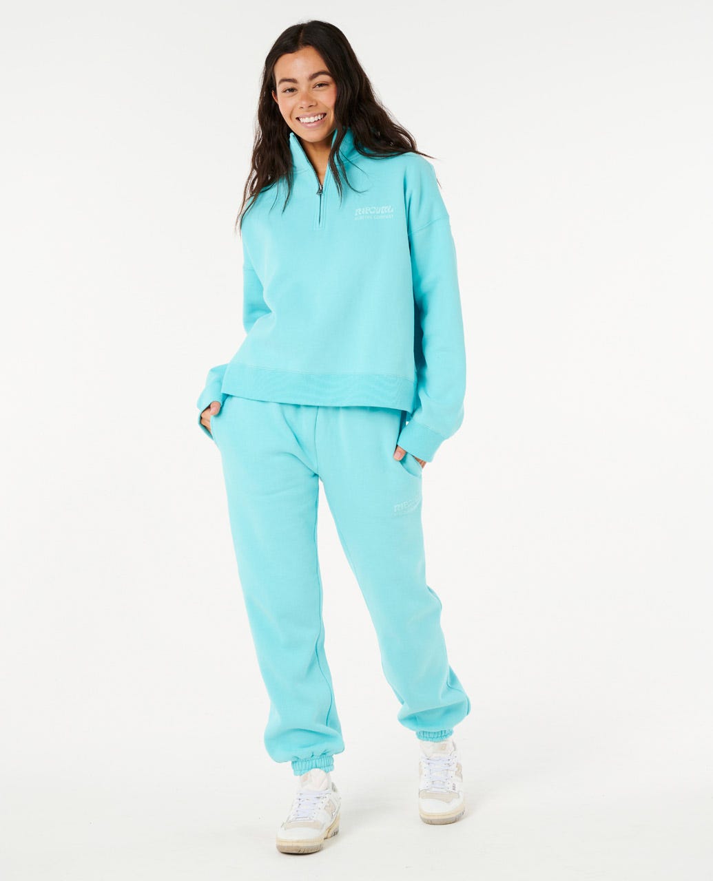 Surf Puff 1/4 Zip - Electric Blue