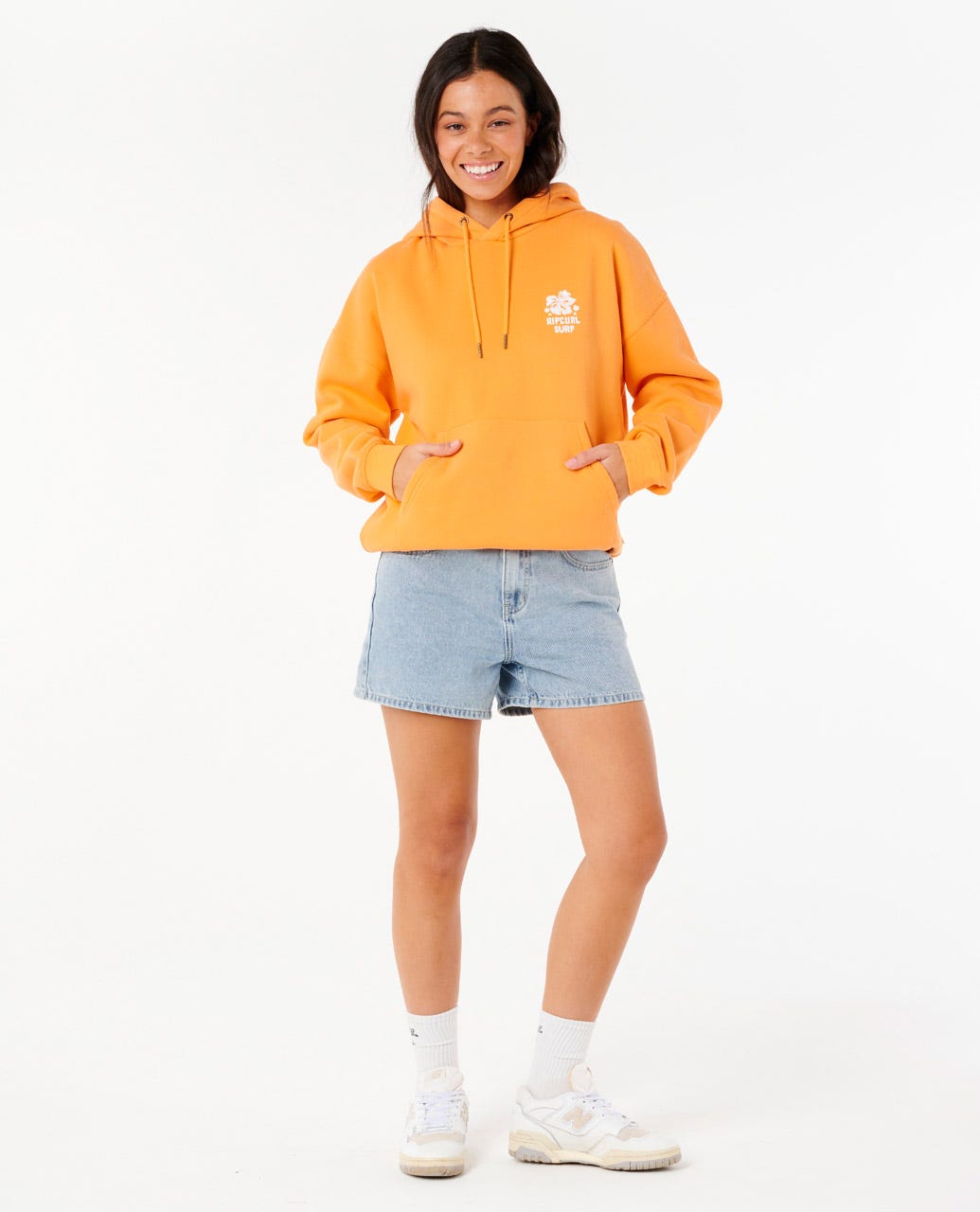 Hibiscus Heritage Hood - Light Orange