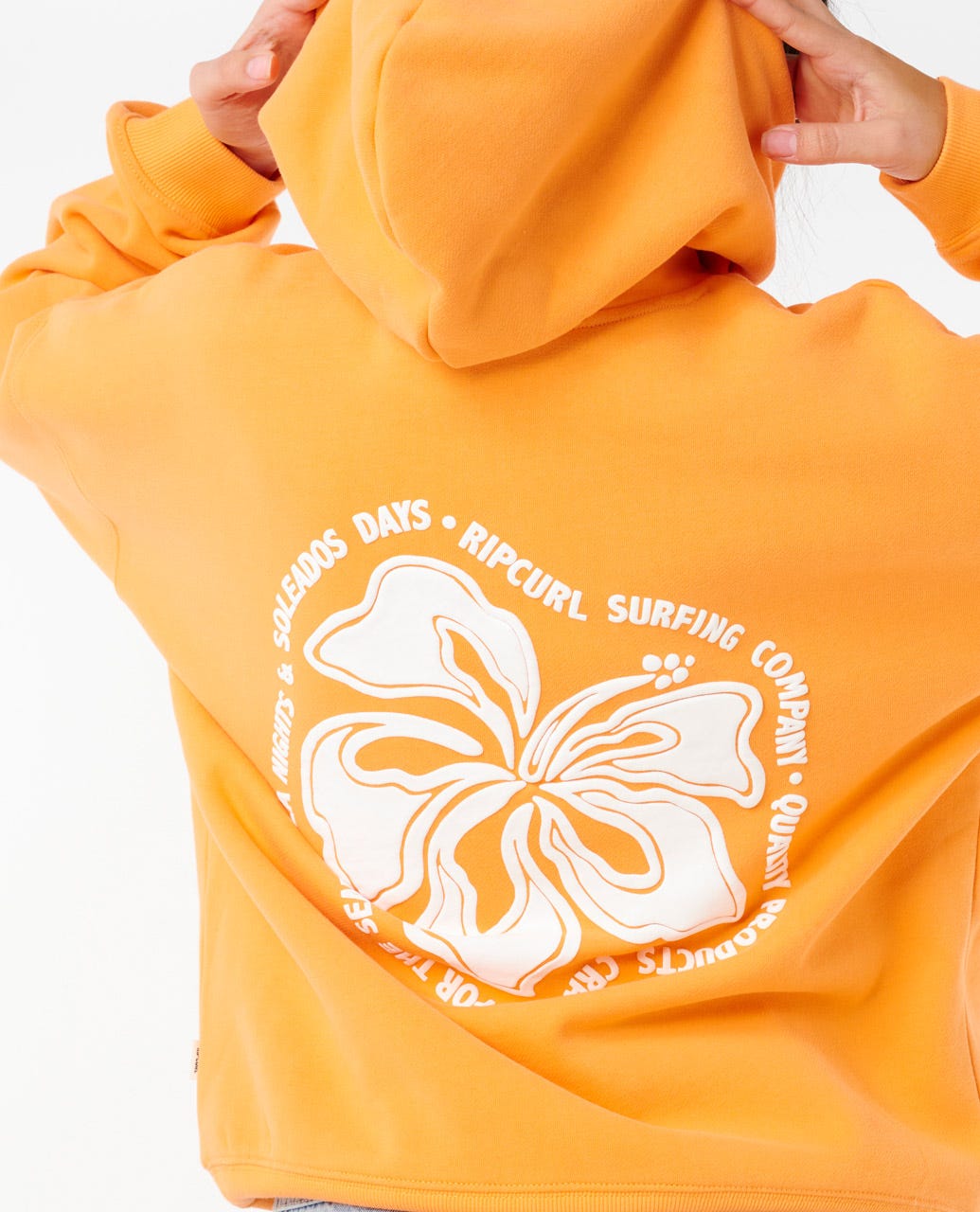 Hibiscus Heritage Hood - Light Orange