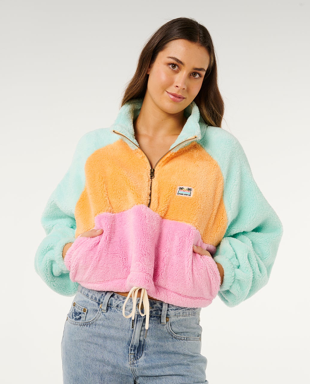 Rip Curl Hotel Malibu Polar Fleece - Multico (view 6)