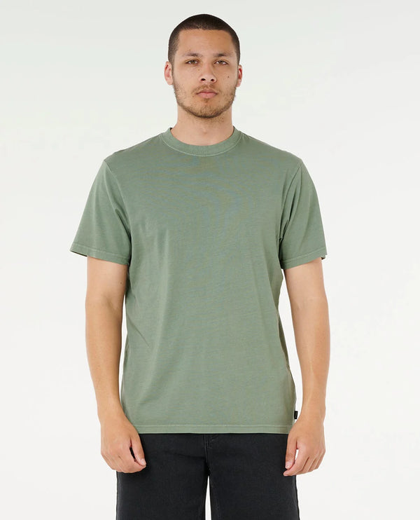 Rip Curl Plain Wash Tee - Cactus Green