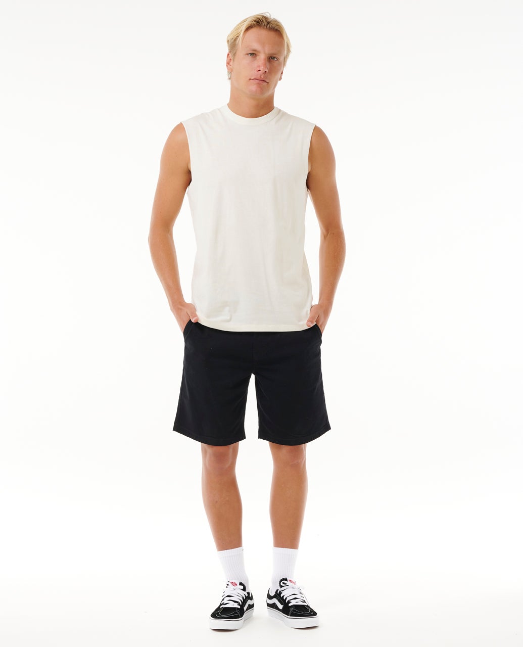 Rip Curl Plain Wash Muscle - Bone (view 4)